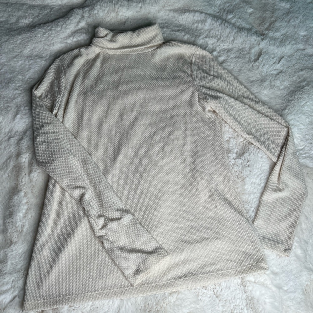 LOFT Cream Knit Sweater